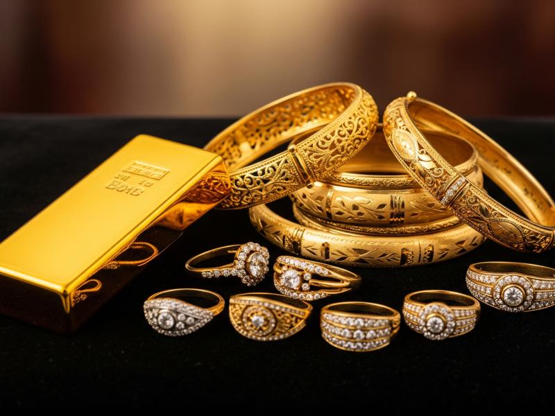 مقایسه طلای دست دوم و طلای آب شده