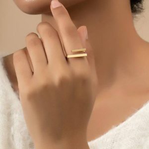 انگشتر طلا مینیمال