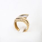 انگشتر فراکتال تراش‌دار از بغل