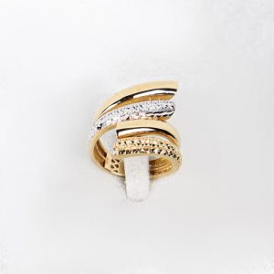 انگشتر فراکتال تراش‌دار