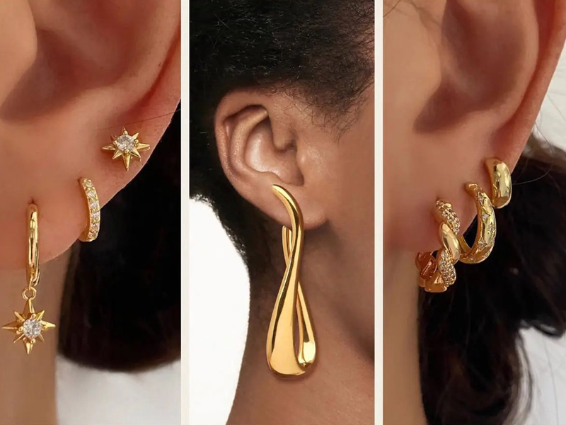 گوشواره برای هدیه روز دختر